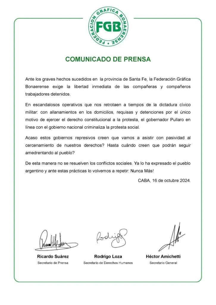 FEDERACION GRAFICA BONAERENSE